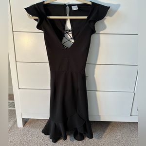 Selfie Leslie - Lace Up Back Dress